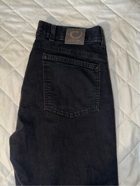 Origin Relaxed Fit Pants Mens 32x34 Black Made in USA Cotton Blend Stretch